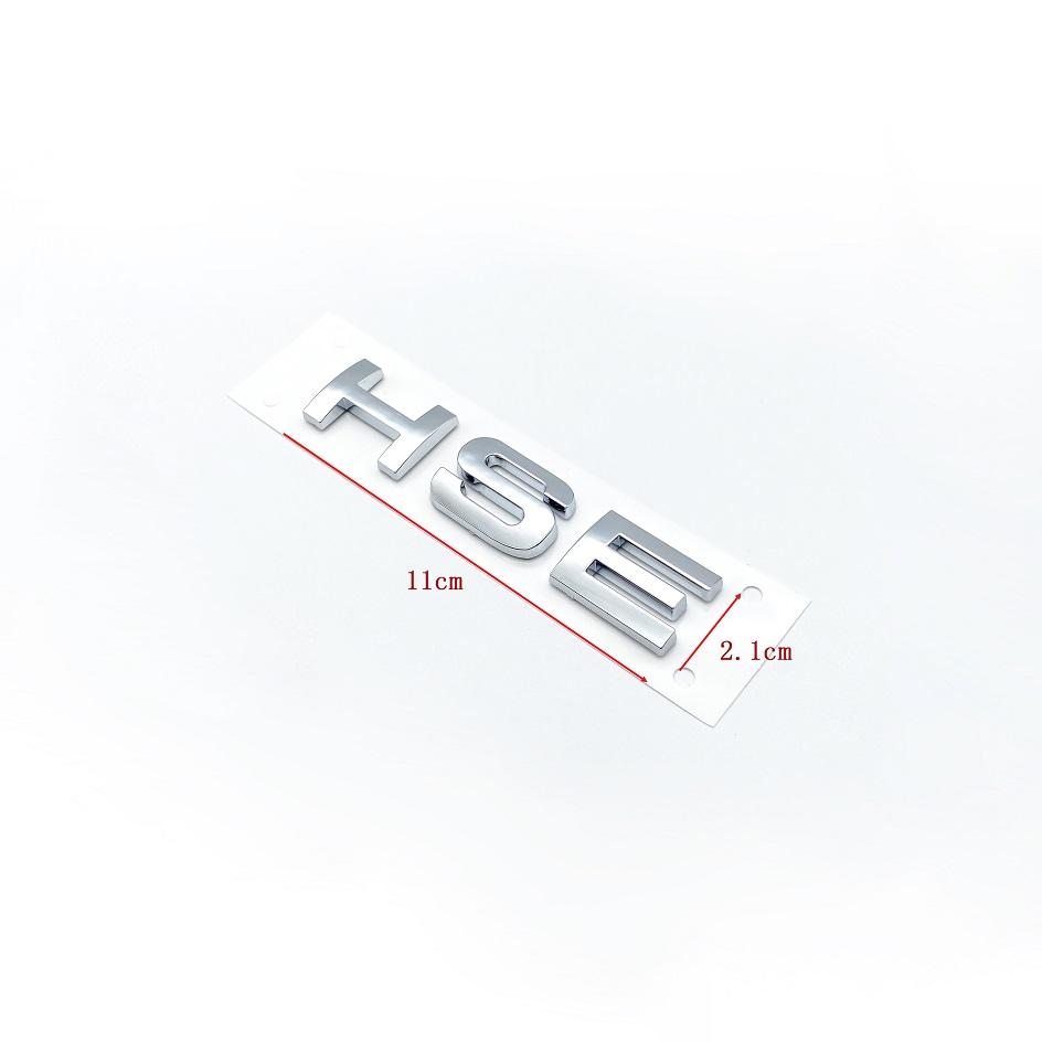 WDC5 New Car 3D ABS Letters Badge SPORT HSE Emblem for SUV Series Rear Trunk Tail Styling Sticker Accessories