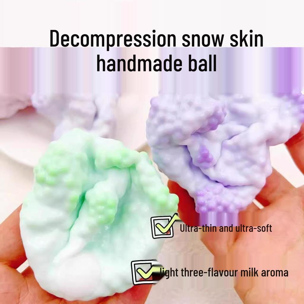 Little Red Book Milky Pearl Mochi Skin Stress Ball - Ultra-Thin, Soft, Decompression Squeeze Toy