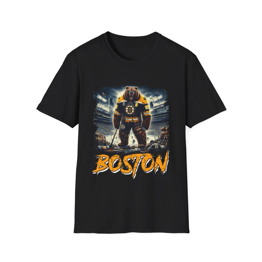 Unleash the Beast - Boston Bruins Horror Mashup T-Shirt