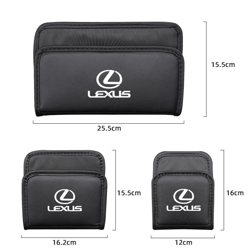AAPJ1 2026 Hot Interior Stickers Stowing Tidying Car Leather Multi-use Storage Bag For Lexus IS250 IS200 CT200h GS300 LS430 RX450h LX5