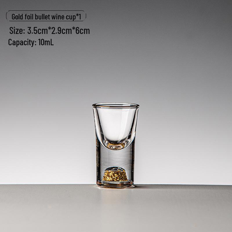 

B52 Ласточка Кристалл Цзиньшань золотая фольга пуля коктейльный бокал