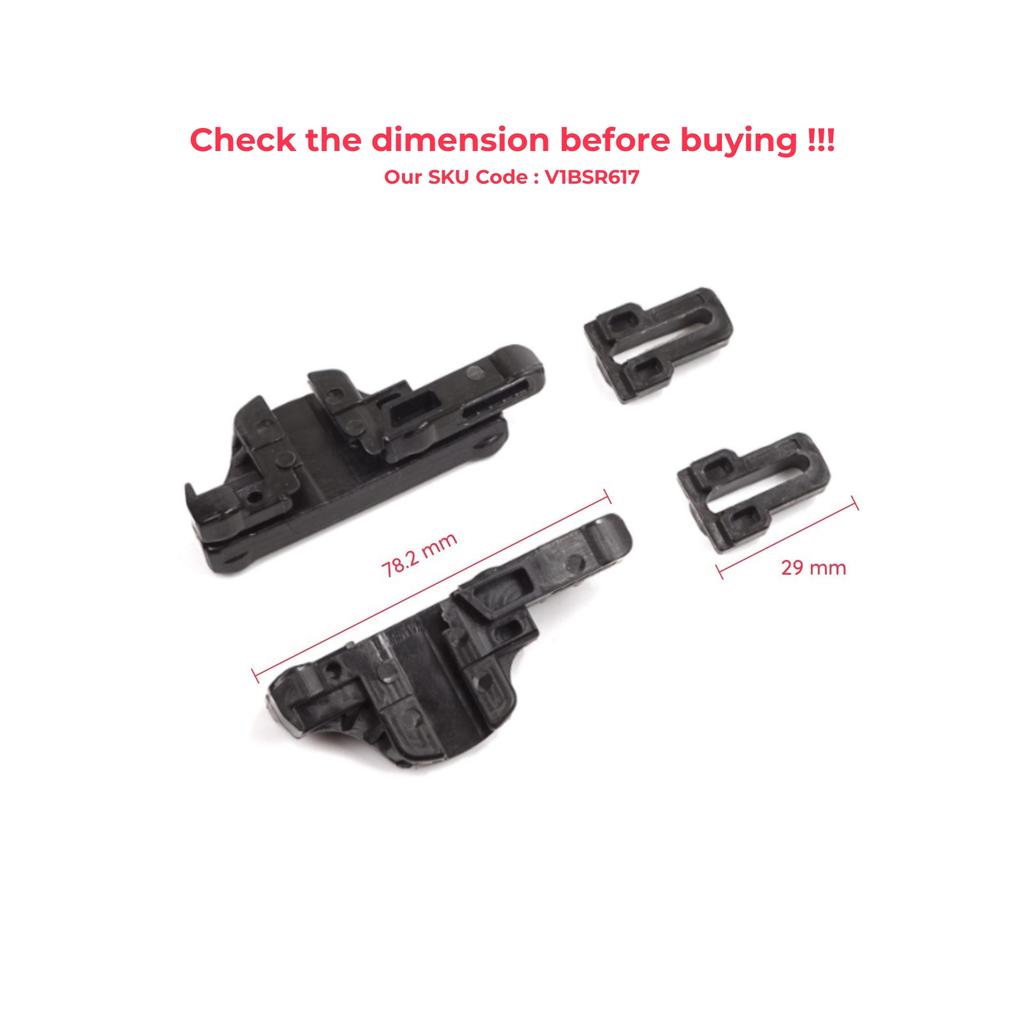 V1BSR617 Sunroof Glass Rail Slider Slideway Bracket Set for Renault Megane Scenic MK2 3 Laguna MK3 Koleos Latitude Talisman