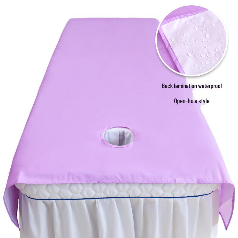 Waterproof Oilproof Beauty Bed Sheet for Massage with Hole