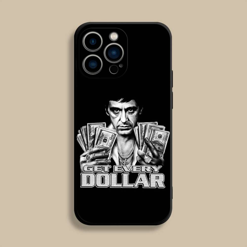 S-Scarfaces 1983 F-Film Phone Case For iPhone 17,16,15,14,13,12,Pro,Max,Plus,E,SE4,Air,Mini Black Soft Cover