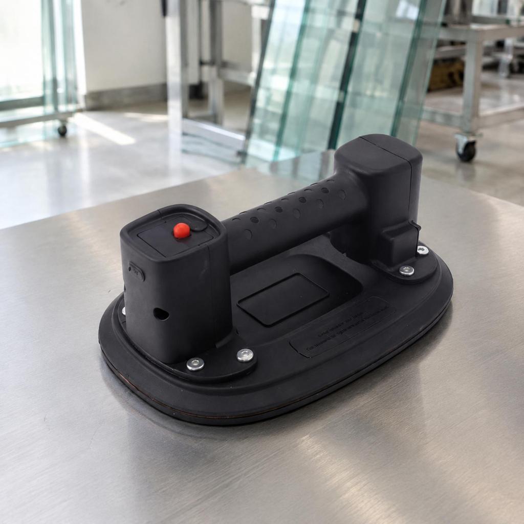 Electric Vacuum Suction Cup Ergonomic Tile with Carrying Case NonSlip Cordless