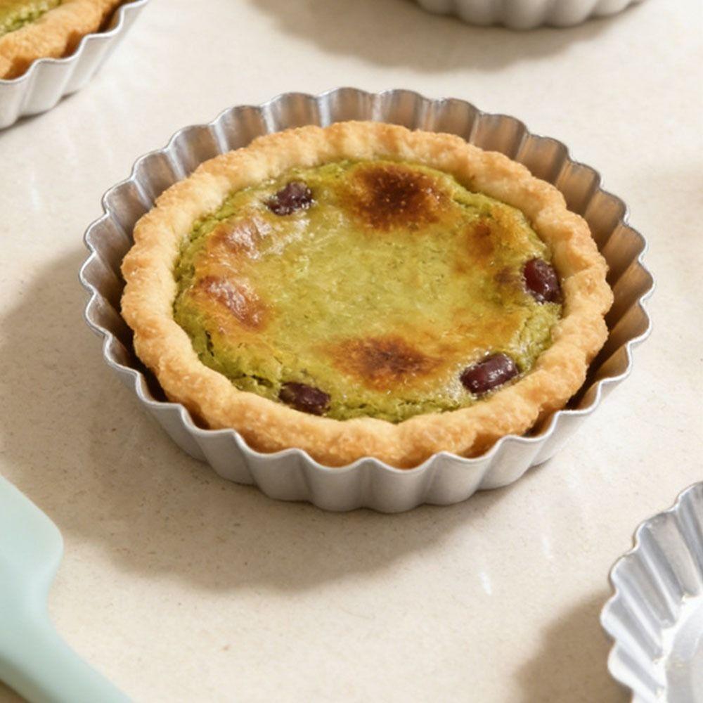 Flower Shape Egg Tart Molds Edge-patterned Pie Plate Mould Pizza Baking Pan Pastry Making