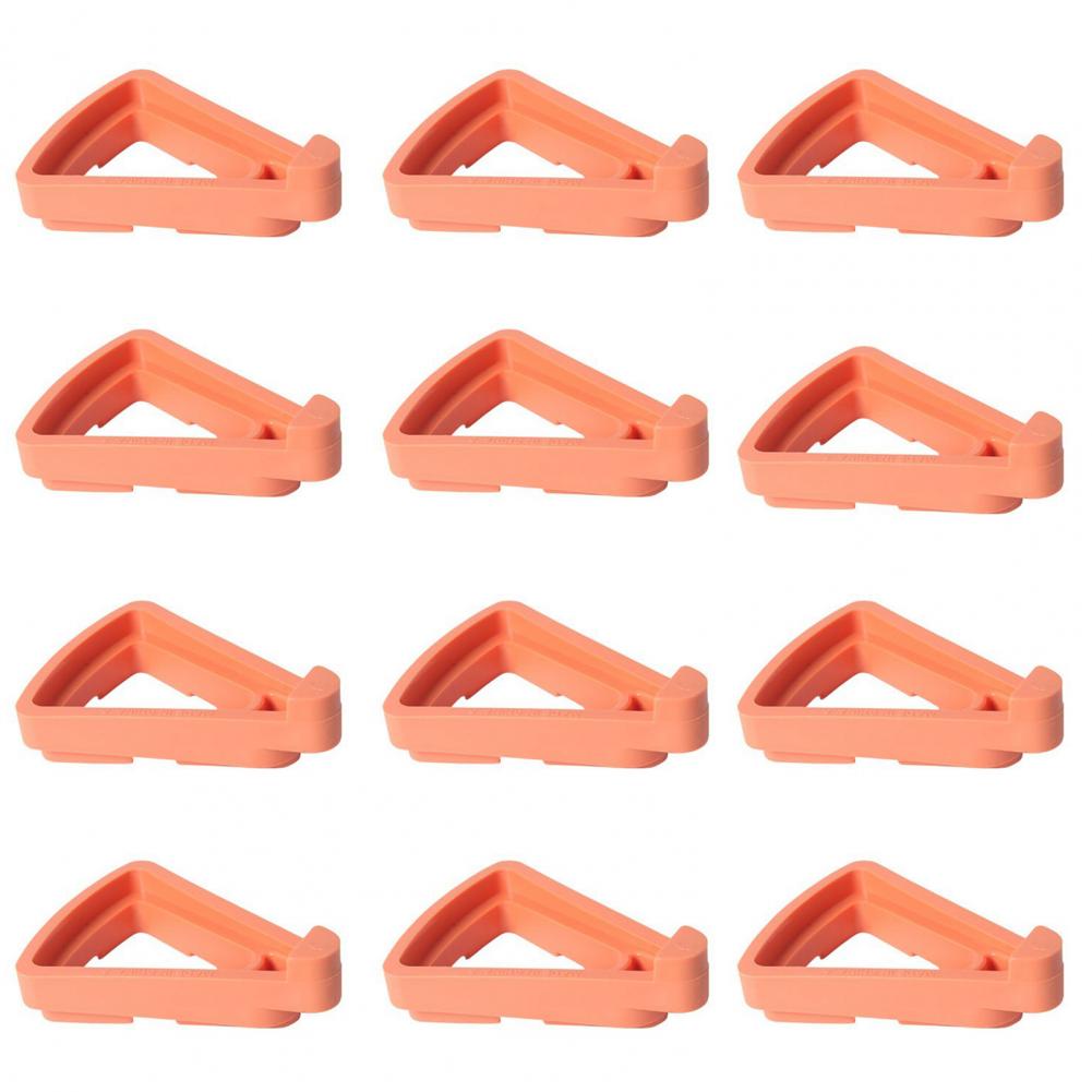 12Pcs Pot Raising Pad Durable Water Saving Gardening Resin Pot Feet Triangle Garden Plant Flower Pot Feet Stand