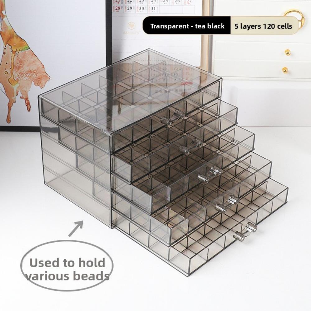 Jewelry Storage Box Large Capacity Household Finishing Box Earrings Necklace Portable Storage Box
