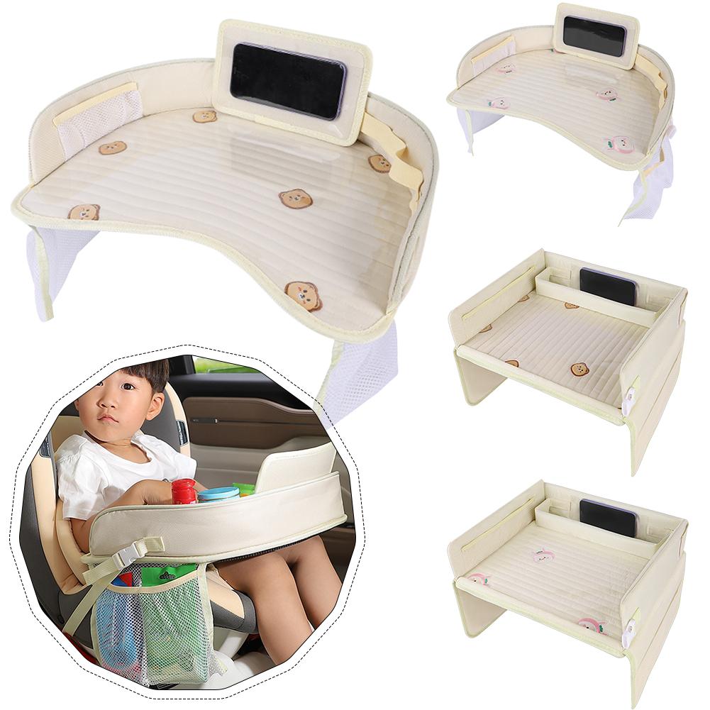Sicherheitssitztisch fürs Auto, multifunktional, Tellersitz, Esstisch, Kinderreisetablett, Reiseaktivitäten, verstellbar, Autozubehör