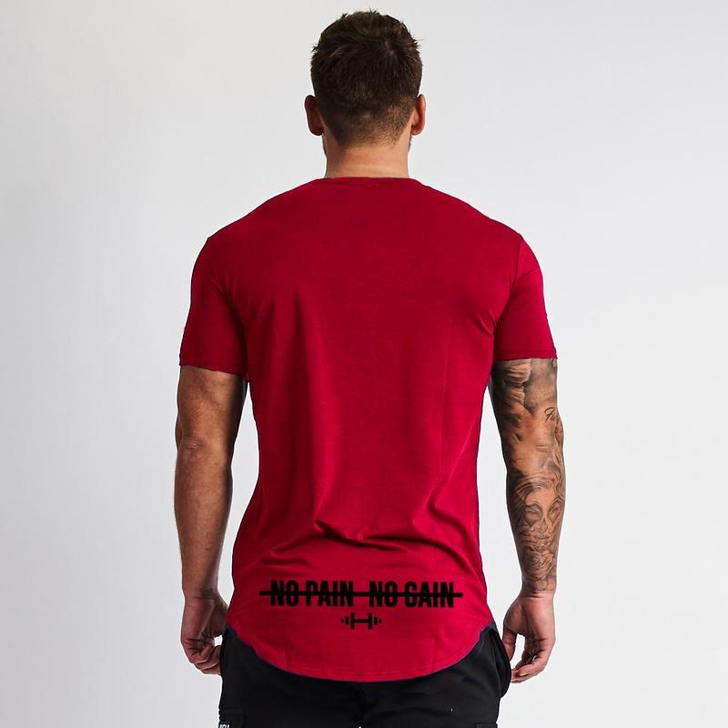 Do The Work  New Arrival Fitness Bodybuilding Gym Sports Summer O-neck Cotton Letter Printed Mens Slim Fit Workout Hip Hop T-shirt