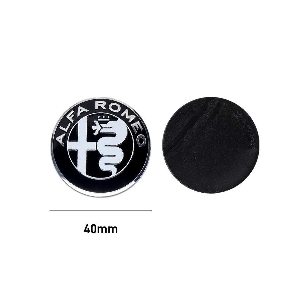 Voor Alfa Romeo 2026 Hete Sticker 40MM Auto Stuurwiel Logo Interieur Centrale Console Knop Stickers Accessoires Voor Alfa Romeo Gi
