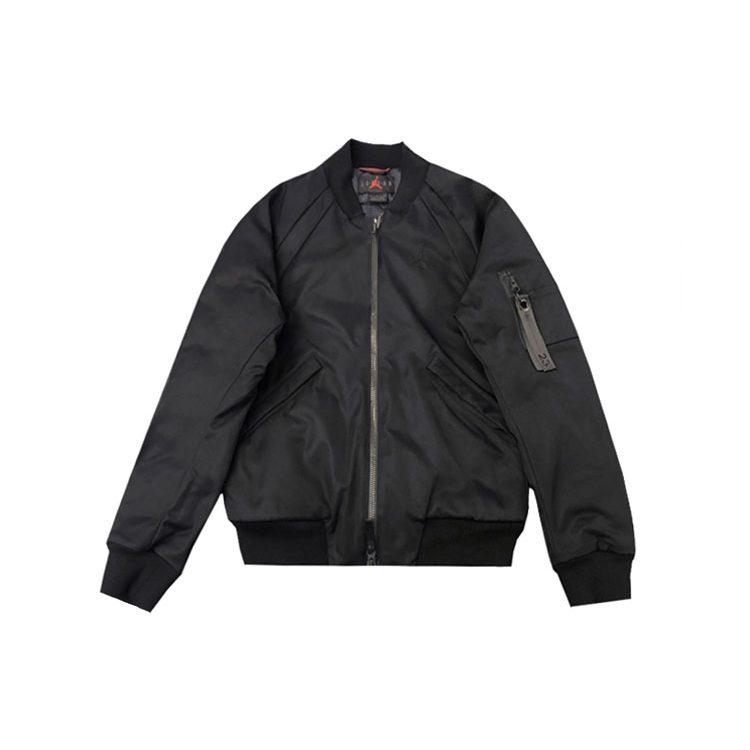 Jordan Jackets Men's Black Baseball Collar Moderate Other CQ4701-010