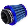 CHASO Power Filter Air Filter 35mm Motorcycle Scooter Moped Stainless Steel Mesh Air Color Blue Blue
