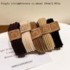 5Pcs Women Girls High Elastic Hair Ties Hair Rubber Bands Scrunchies Ponytail Hair Holder  Headband Hair Accessories