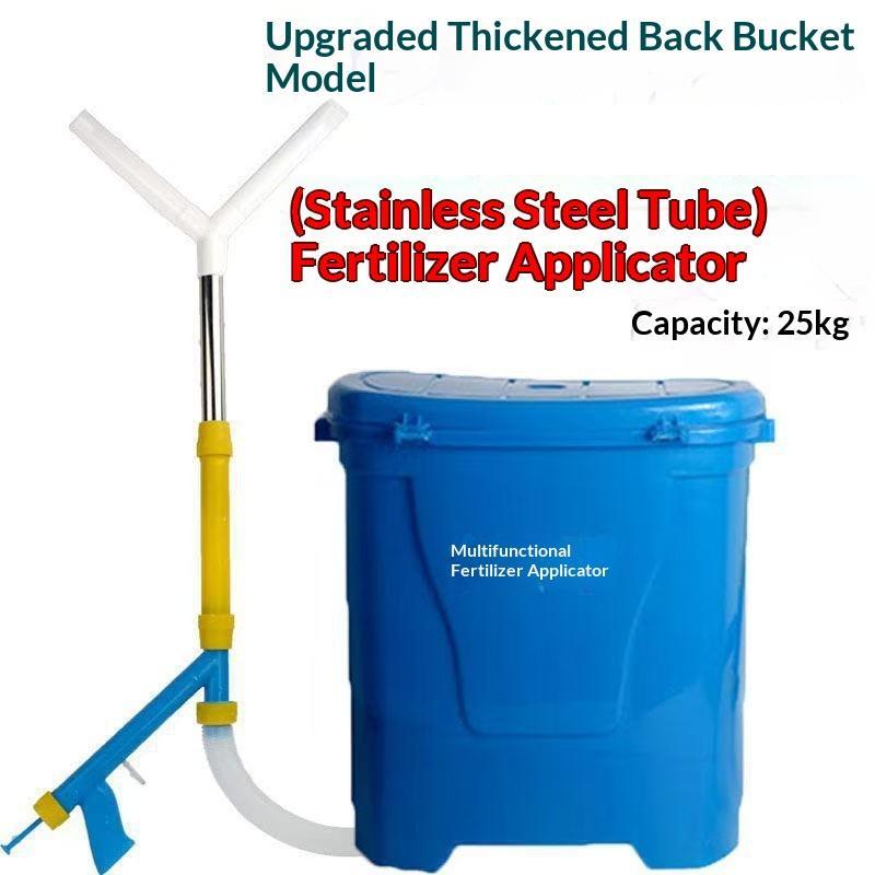 Manual Granular Fertilizer Applicator Labor Saving Adjustable Output For Agricultural Corn Cane Vegetable Garden Fertilizing
