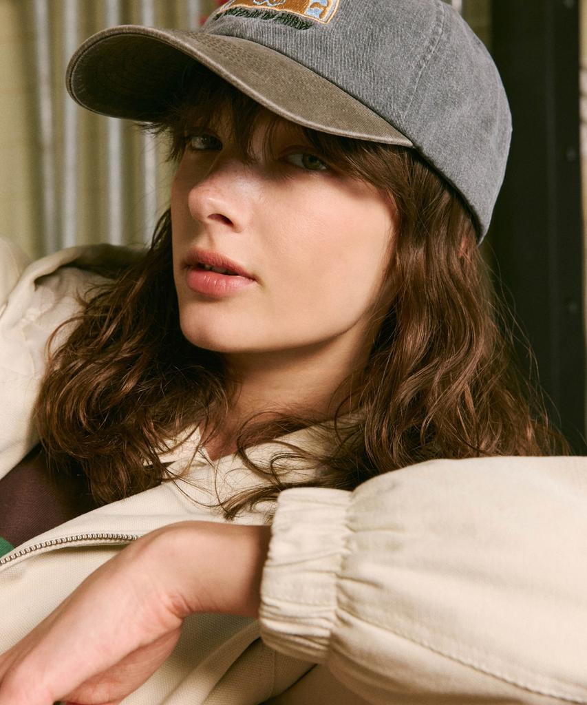 COVERNAT Heavy Oxford Hooded Jacket Cream