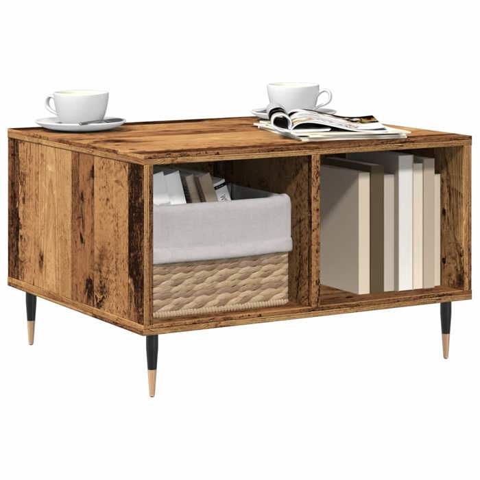 VidaXL Coffee Table Old Wood 60x50x36.5 Cm Engineered Wood 857336