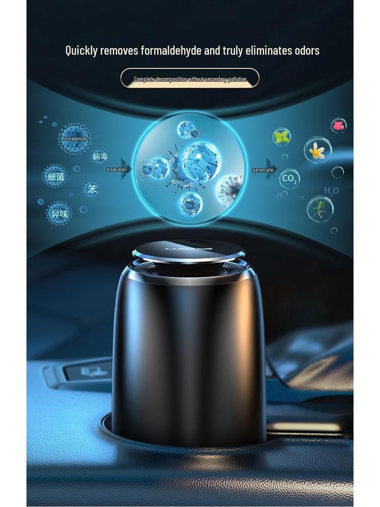 Long-lasting Car Air Freshener Solid Balm - Light Fragrance Odor Eliminator for Men