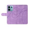 For Redmi A3 A2+ A1 Plus Curved Lines Flip Magnetic Cards Solt Wallet Leather Phone Case for Xiaomi Poco X6 Pro X 6 M6pro 4G Kickstand Holster Bag