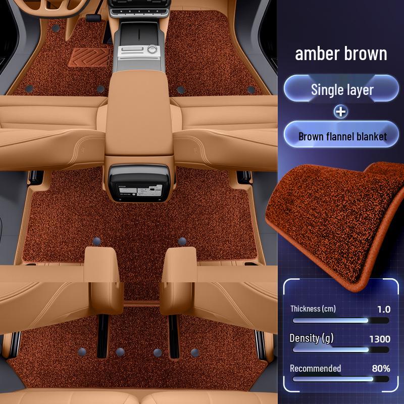 Zeekr 9X Floor Mats: Full Coverage Carpet for 2025 Six-Seater