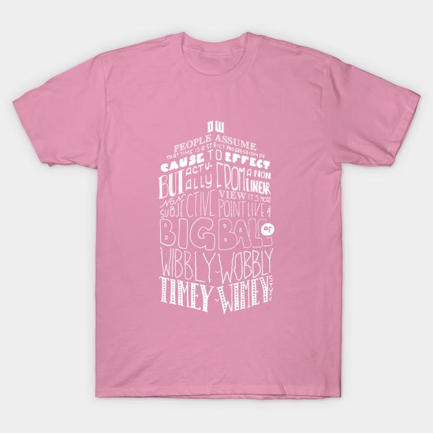 

T Shirt Women Wibbly Wobbly Timey Wimey Harajuku Print Kawaii Tshirt Summer Short Sleeve Female T-Shirt Top Tee S розовый
