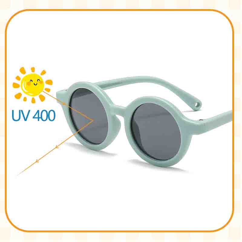 Baby Sunglasses 0-3 Years Comfortable Toddler Uv400 Glasses Children Polarized Sunglasses Matte Childrens Tac Sunglasses