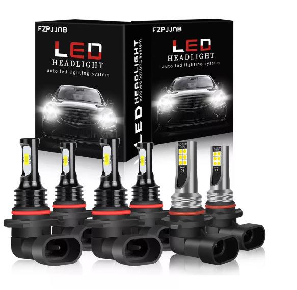 LED Scheinwerfer Kombi-Set: H11, H8, H9005, 9006, H4, H7, H13, 9007, 880, 881