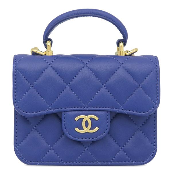 CHANEL - Matrasse Matelassé Mini Chain BagShoulder Bag lambskin Array