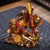 Color Changing Monkey King Tea Pet - Heat Sensitive Buddhist Car Decor Sculpture Creative Tea Accessory Gift for Tea Lovers
