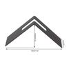Stainless Steel Material Filter Paper Storage Rack Black V Shaped Design Holder  Cafe Use