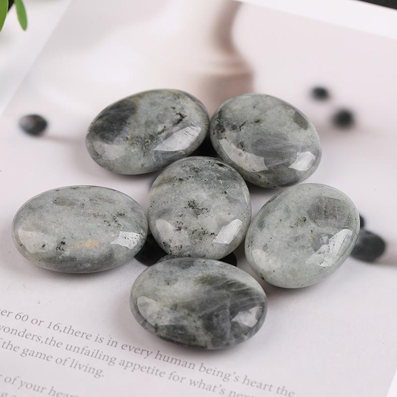 Natural Raw Crystal Hot Compress Stone: Beauty Massage SPA Essential Oil Desktop Ornament