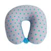 U Shape Travel Pillow With Printed Design For Adults Comfort And Support