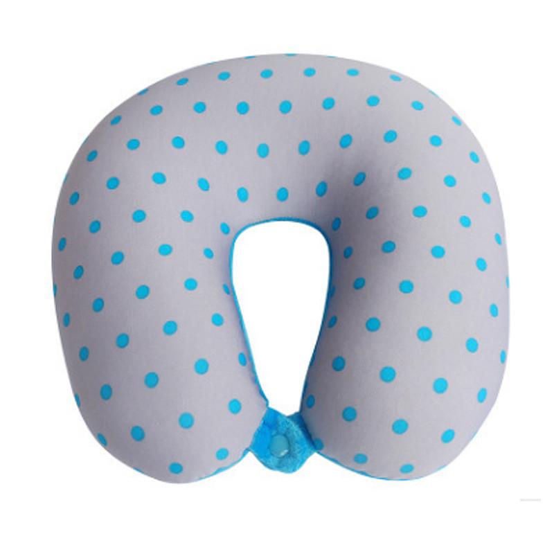 U Shape Travel Pillow With Printed Design For Adults Comfort And Support