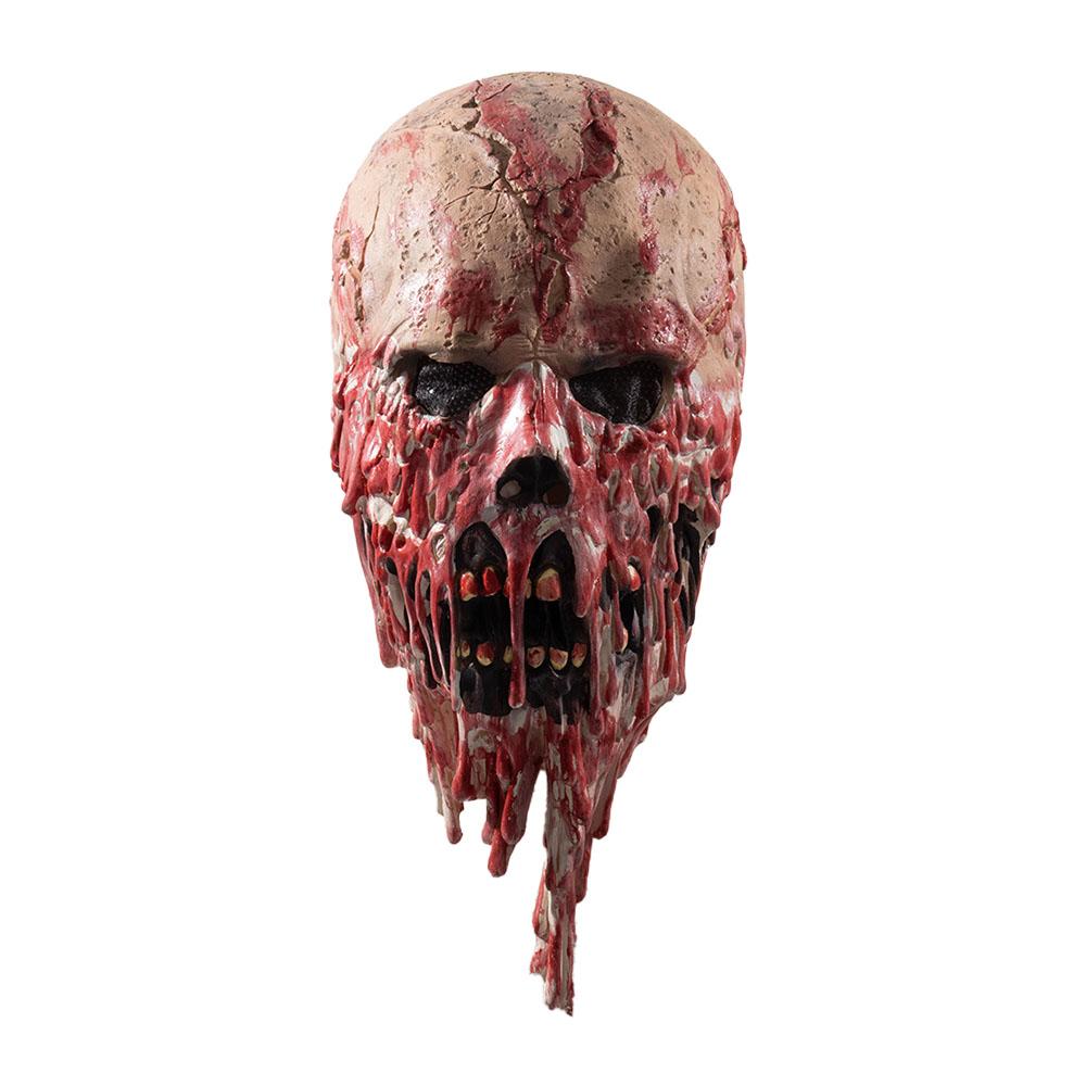 

Horror Bloody Skull Mask Cosplay Scary Skeleton Full Face Latex Masks Helmet Halloween Party Costume Props