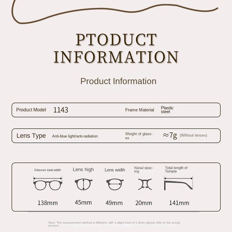 New Arrival Computer Glasses Frame Women Men Anti Blue Light Round Eyewear Blocking Glasses Optical Spectacle Eyeglass
