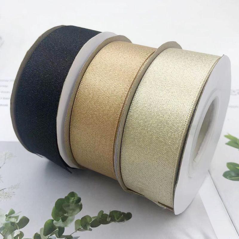 Panglică Jinwei de înaltă calitate de 2,5 cm: Gros, Criptat, Design Lebădă Neagră pentru Cutie de Cadou și Decorațiuni Bomboane Nuntă.