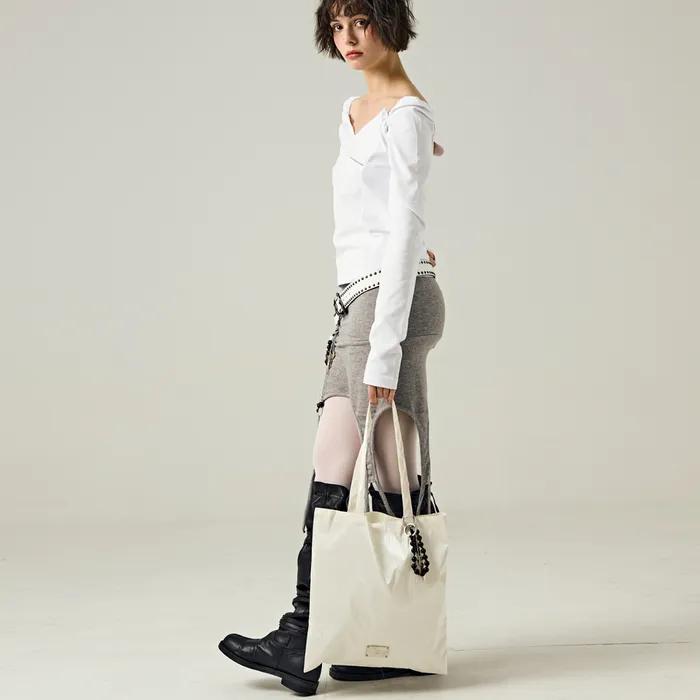 SYMBOL GLOSSY ECO BAG [IVORY]