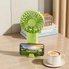 Portable Mini Fan USB Outdoor Handheld Fan with Desktop Phone Holder 3Wind Adjustments Long Working Life Multi-function Mini Fan