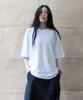 Deumakeu Men'S & Women'S Oversized Plain Layered Short Sleeve T-Shirt White