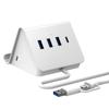 5Gbps USB HUB 3xUSB3.0 And Type C Adapter With Stand Multiple Port For Computers Tablets And Gaming Consoles