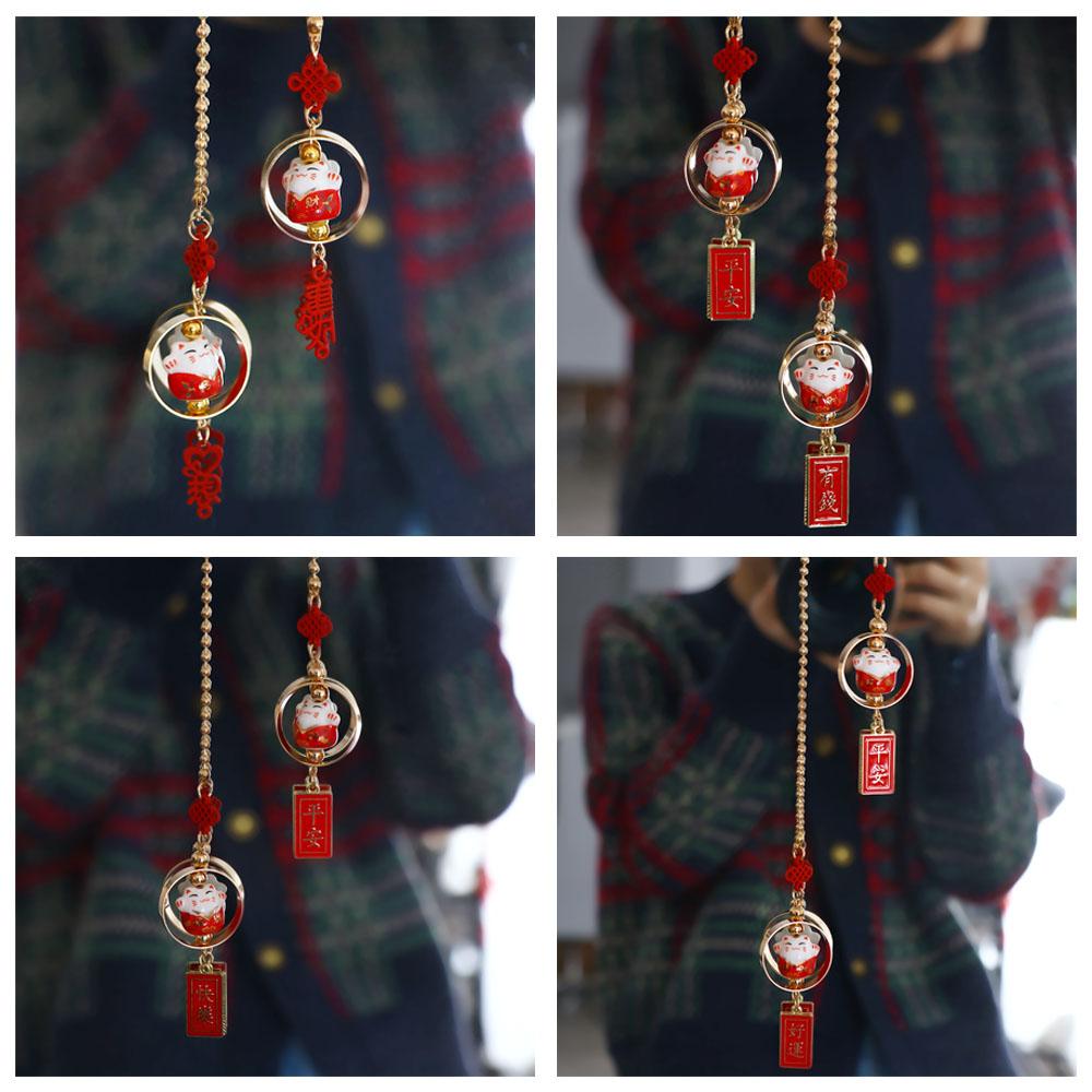 Pendant Fortune Cat Car Pendant Lucky Cat Lucky Cat Fortune Cat Interior Cat Car Hangings Decor