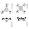 E27 Drone Ceiling Fan Light 3 Color Stepless Dimming Decorative Fanlight with Remote Control for Bedroom Living Room Kitchen