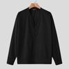 INCERUN Oversized Men Batwing Sleeve Buttons Up Casual Kimono Cardigan Tops