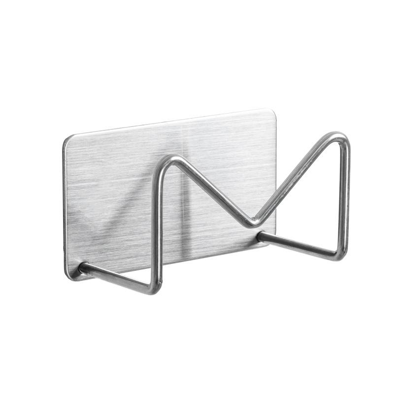 304 Stainless Steel Rustproof Brushed Finish Storage Rack 1Pcs Stainless Steel Sponge Holder Kitchen Sink Caddy Organizer