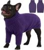 Extra Large High Neck Knitted Dog Sweater with Legs for Autumn/Winter (4XL-5XL)