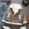 Children's Outerwear for Autumn and Winter, Boys' Winter Clothes, Boys' Baby Cotton Clothes Cotton Clothes with Thick Velvet Jacket