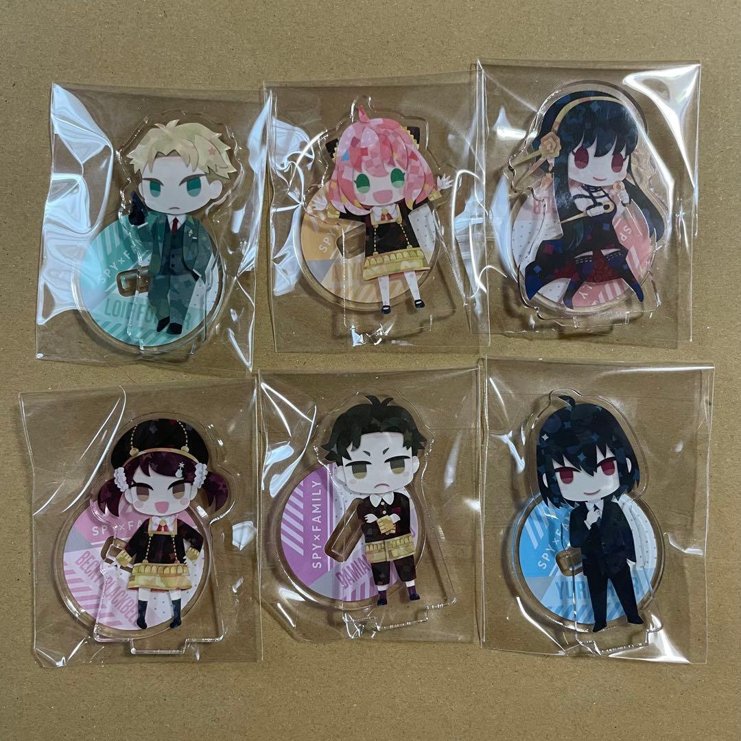 Used Spy Family Acrylic Stand Set of 6