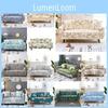 Premium Floral Printed Couch Cover For 1-4 Seater With Excellent Fit And Stretch