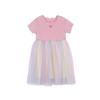 2026 Girls' Korean-Style Rainbow Princess Dress: Trendy Summer Gauze Skirt