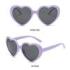 Sluneční brýle Candy Color Polarized Heart Sluneční brýle Party Beach Love Shaded Shaded pro ženy